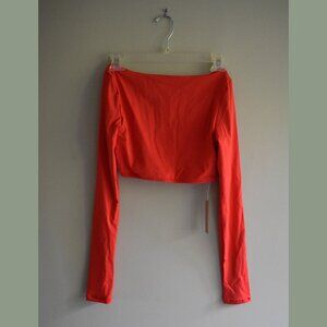 SKIMS Recycled Swim Long Sleeve Shrug in Ruby XS BRAND NEW